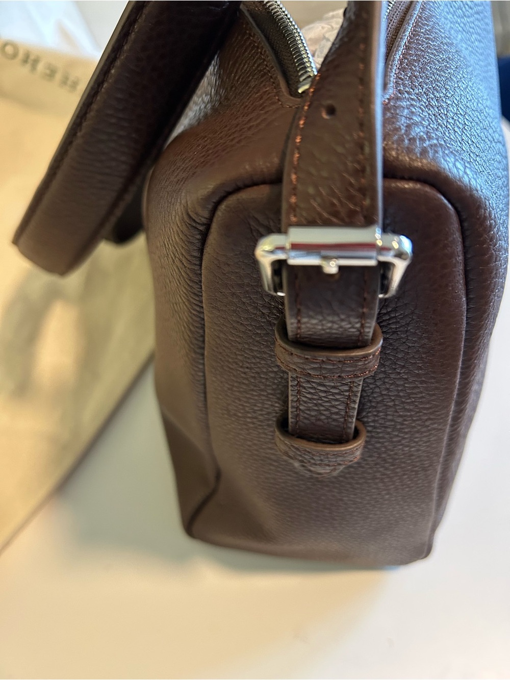 Brand New The Horse Lottie Handbag in Coffee Leather - Picture 5 of 5